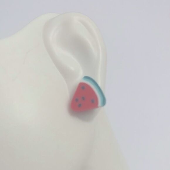 Watermelon Stud Earrings - Picture 1 of 1